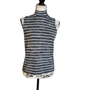 Rag & Bone Thea mock neck striped tank XS